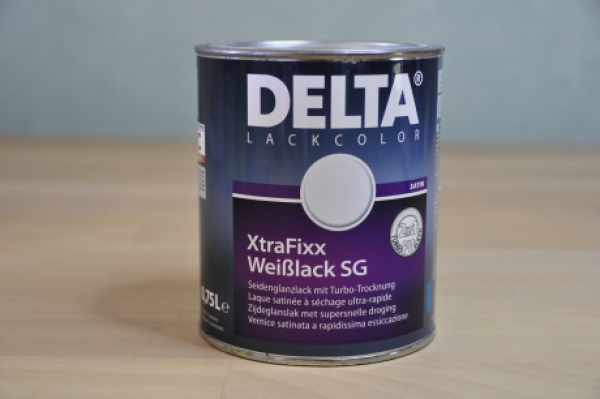 Delta XtraFixx Weißlack Seidenglanz 0,75 Ltr.